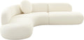 Furniture Broohah Cream Boucle Sectional