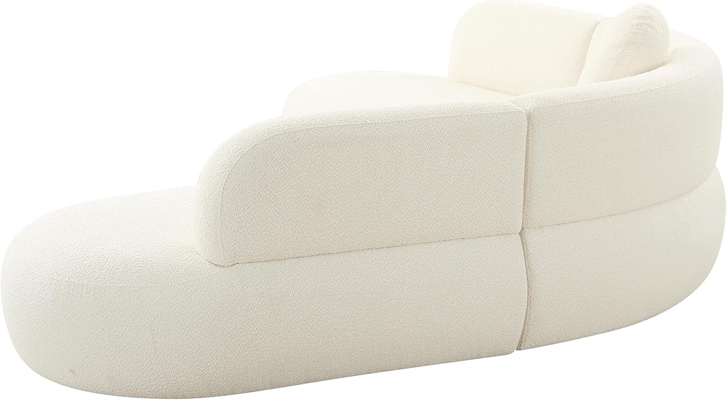 Furniture Broohah Cream Boucle Sectional